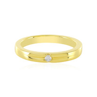 PK (J) Diamond Silver Ring