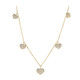 18K I1 (H) Diamond Gold Necklace (CIRARI)