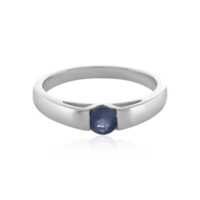 Blue Sapphire Silver Ring