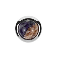Charoite Silver Pendant