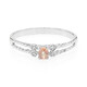 Padparadscha Sapphire Silver Ring