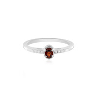 Mozambique Garnet Silver Ring