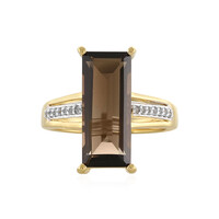 Smoky Quartz Silver Ring