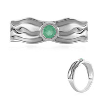 Ethiopian Emerald Silver Ring (SAELOCANA)
