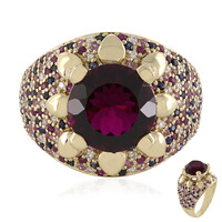 18K AAA Brazilian Rubelite Gold Ring (de Melo)
