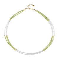 Peridot Silver Necklace