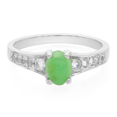 Imperial Chrysoprase Silver Ring