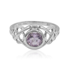 Rose de France Amethyst Silver Ring