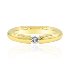 18K IF (D) Diamond Gold Ring