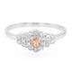 Padparadscha Sapphire Silver Ring
