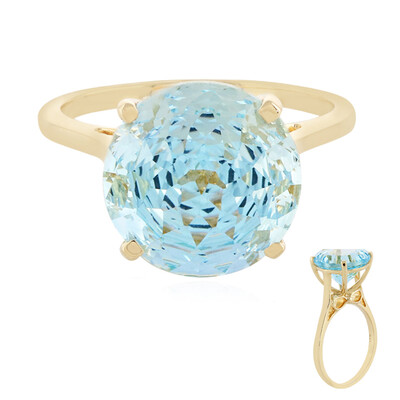 9K Capri Topaz Gold Ring (PHANTASIA)