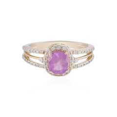 14K Unheated Luc Yen Sapphire Gold Ring (AMAYANI)