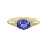 14K AAA Tanzanite Gold Ring (de Melo)