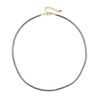 Silver Hematite Silver Necklace