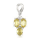 Cuprian Tourmaline Silver Pendant