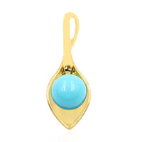 Sleeping Beauty Turquoise Silver Pendant (Anne Bever)