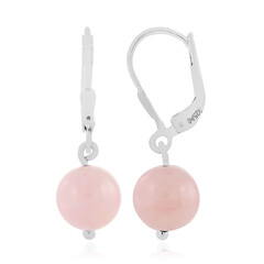 Morganite Silver Earrings