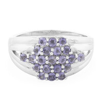 Madagascar Iolite Silver Ring