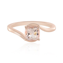 Morganite Silver Ring
