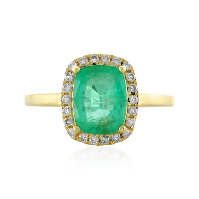 18K Ethiopian Emerald Gold Ring (AMAYANI)