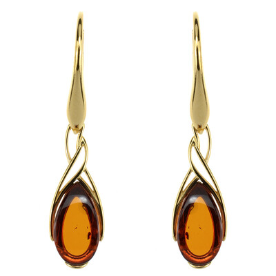 Baltic Amber Silver Earrings (dagen)
