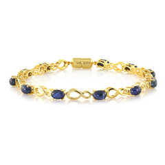 Blue Star Sapphire Silver Bracelet