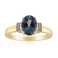 9K Unheated Tanzanite Gold Ring