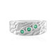 Russian Emerald Silver Ring (de Melo)
