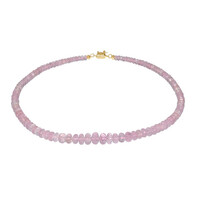 14K AAA Morganite Gold Necklace (AMAYANI)