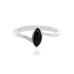 Black Onyx Silver Ring