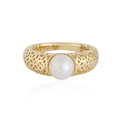 9K Freshwater pearl Gold Ring (Ornaments by de Melo)