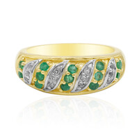 Brazilian Emerald Silver Ring