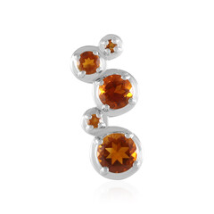 Madeira Citrine Silver Pendant