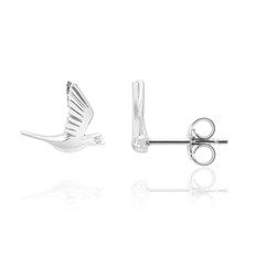 Zircon Silver Earrings