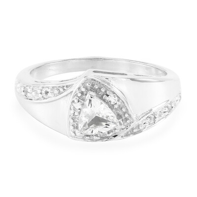 Goshenite Silver Ring