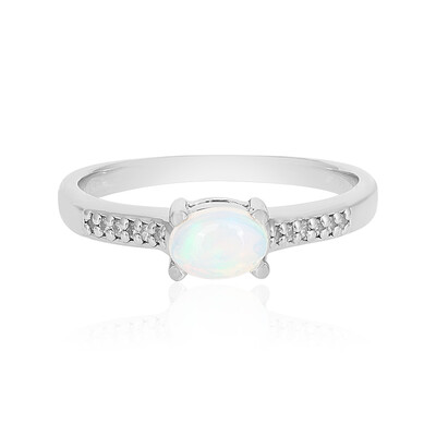 Welo Opal Silver Ring