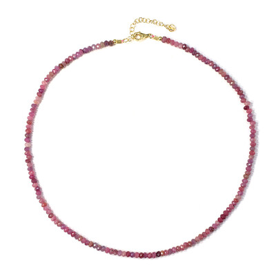 Mozambique Ruby Silver Necklace