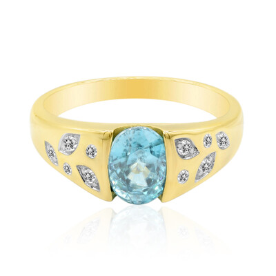 9K Ratanakiri Zircon Gold Ring (Adela Gold)