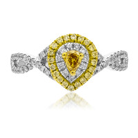 18K SI2 Orange Diamond Gold Ring (CIRARI)