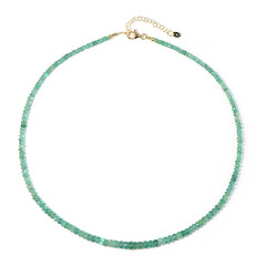 Emerald Silver Necklace