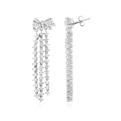 Zircon Silver Earrings