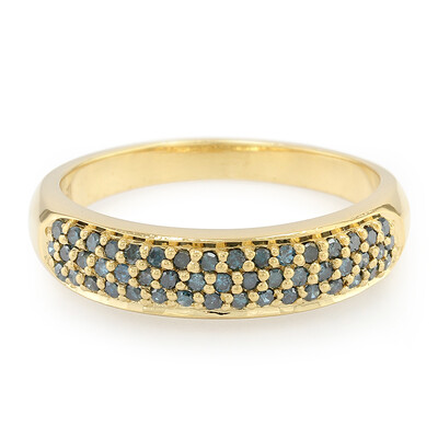 Fancy Diamond Silver Ring