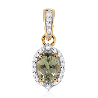 9K Colour Change Diaspore Gold Pendant (Tenner Diniz)