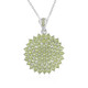 Peridot Silver Necklace