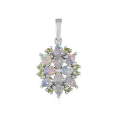 Welo Opal Silver Pendant
