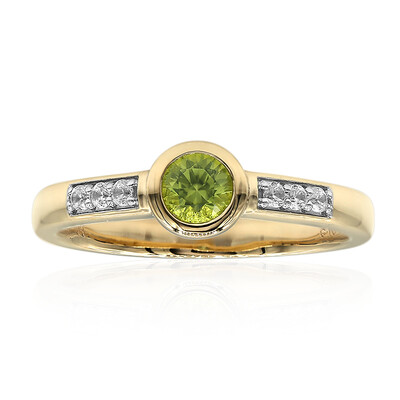 9K Arizona Peridot Gold Ring (Amanda Adkins)