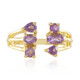 Rose de France Amethyst Silver Ring