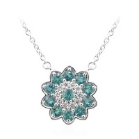 9K AAA Zambian Emerald Gold Necklace (de Melo)