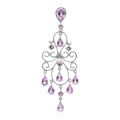 Amethyst Silver Pendant