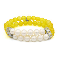 Freshwater pearl Silver Bracelet (Dallas Prince Designs)